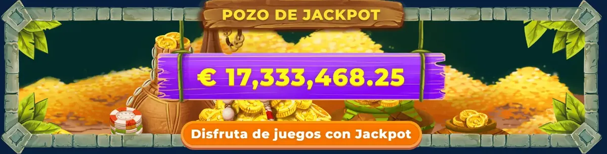 Pozo de jackpot acumulado de Wazamba con más de 17 millones de euros